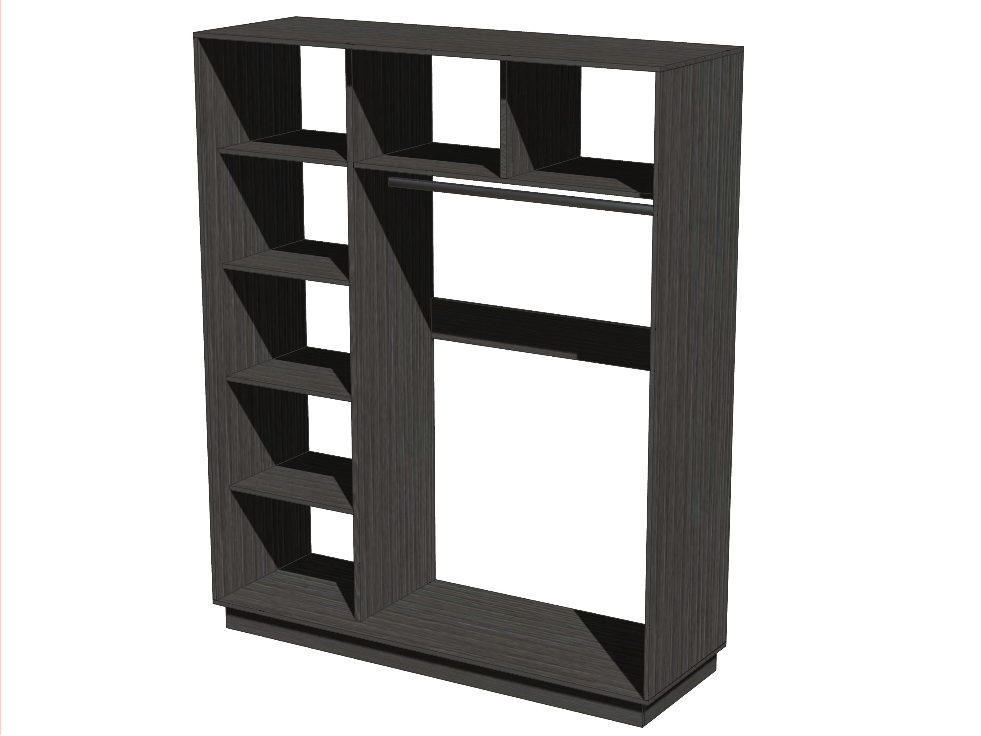 Шкаф-купе "Лайндор" Корпус к шкафу-купе 3-х дверн. 1800 анкор темный