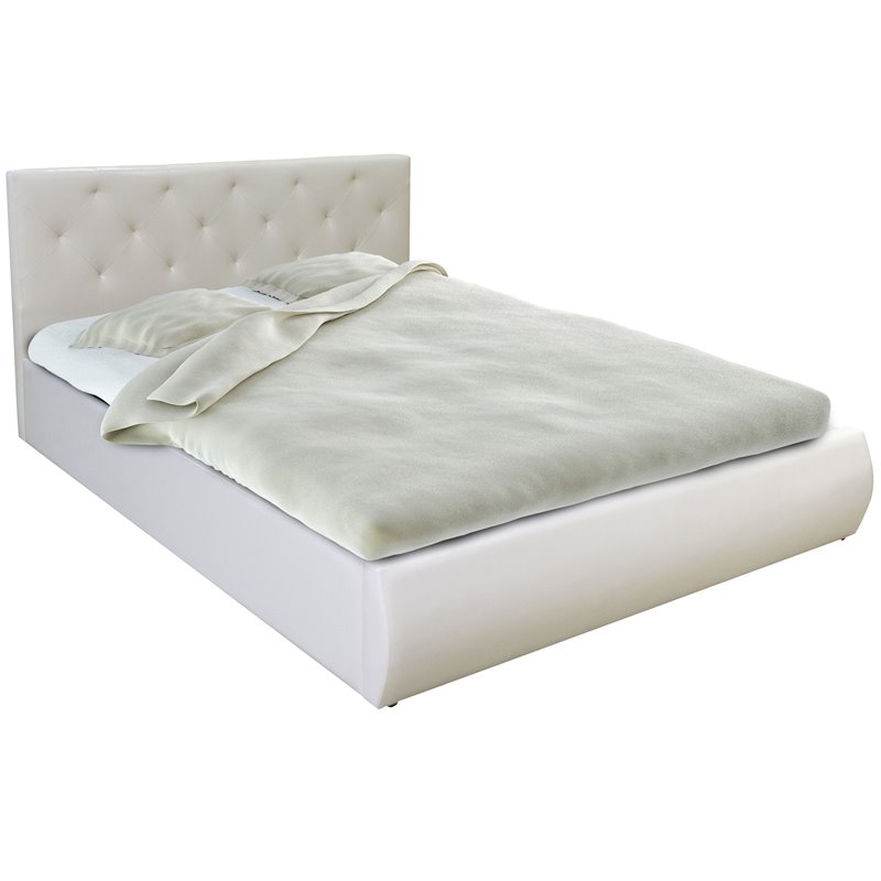 Кровать Интерьерная 1400*2000*950 с подъем.+ ортопед-е основание Бежевая