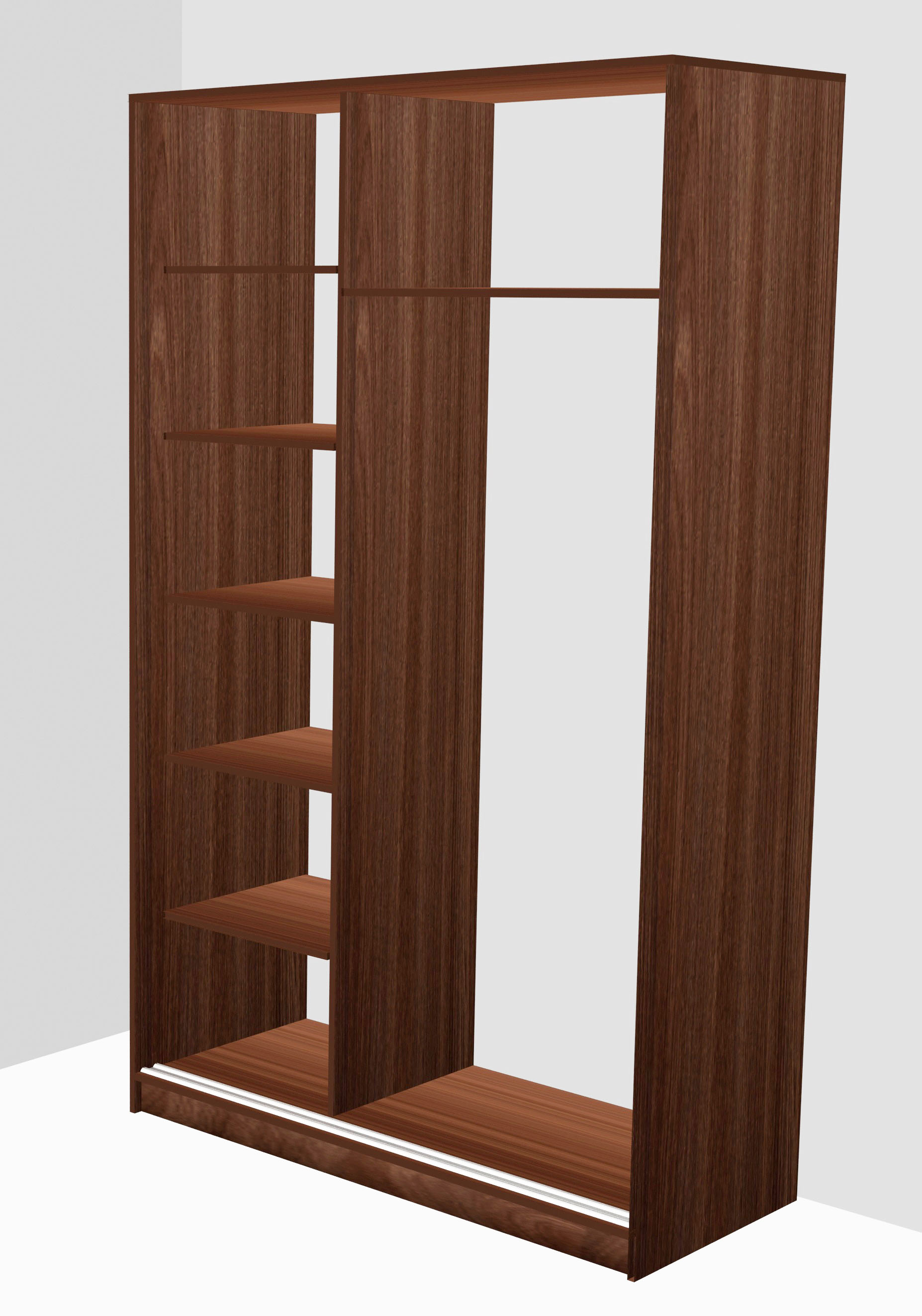 Шкаф-купе "Комфорт-2" Корпус к шкафу-купе ясень шимо темный