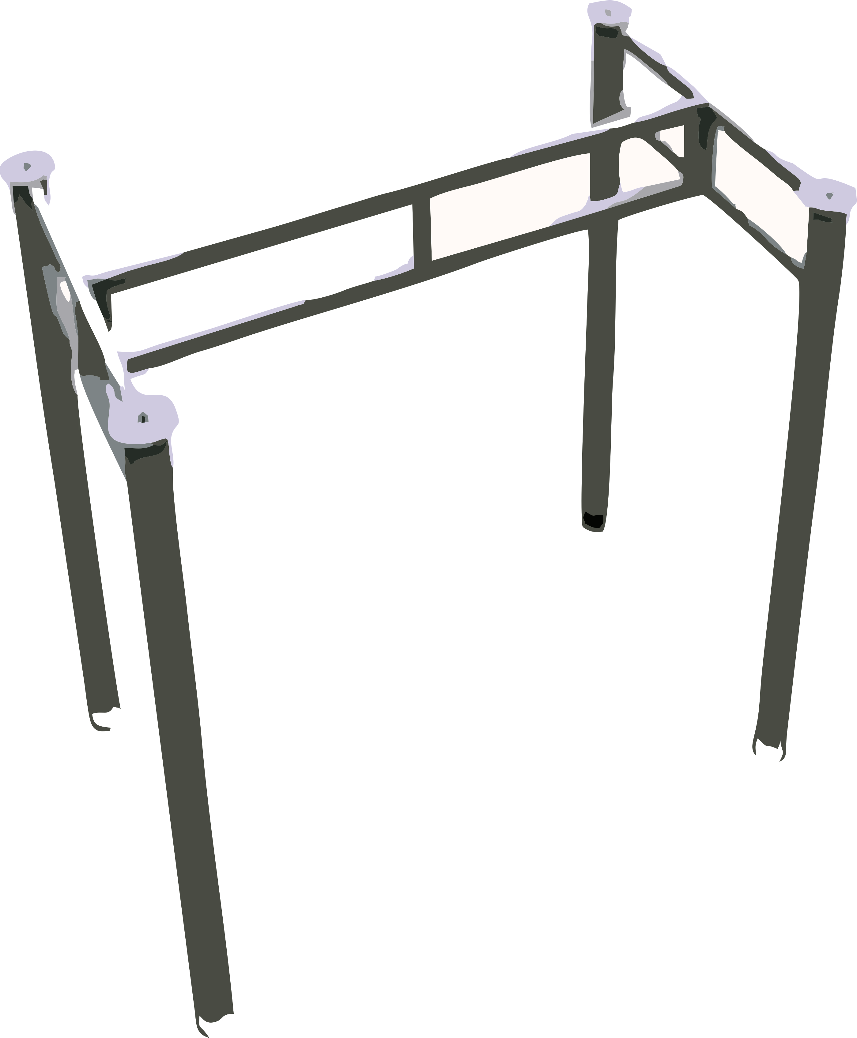 Опора Н4 квадро черная  (к неразд.столу МИНИ)