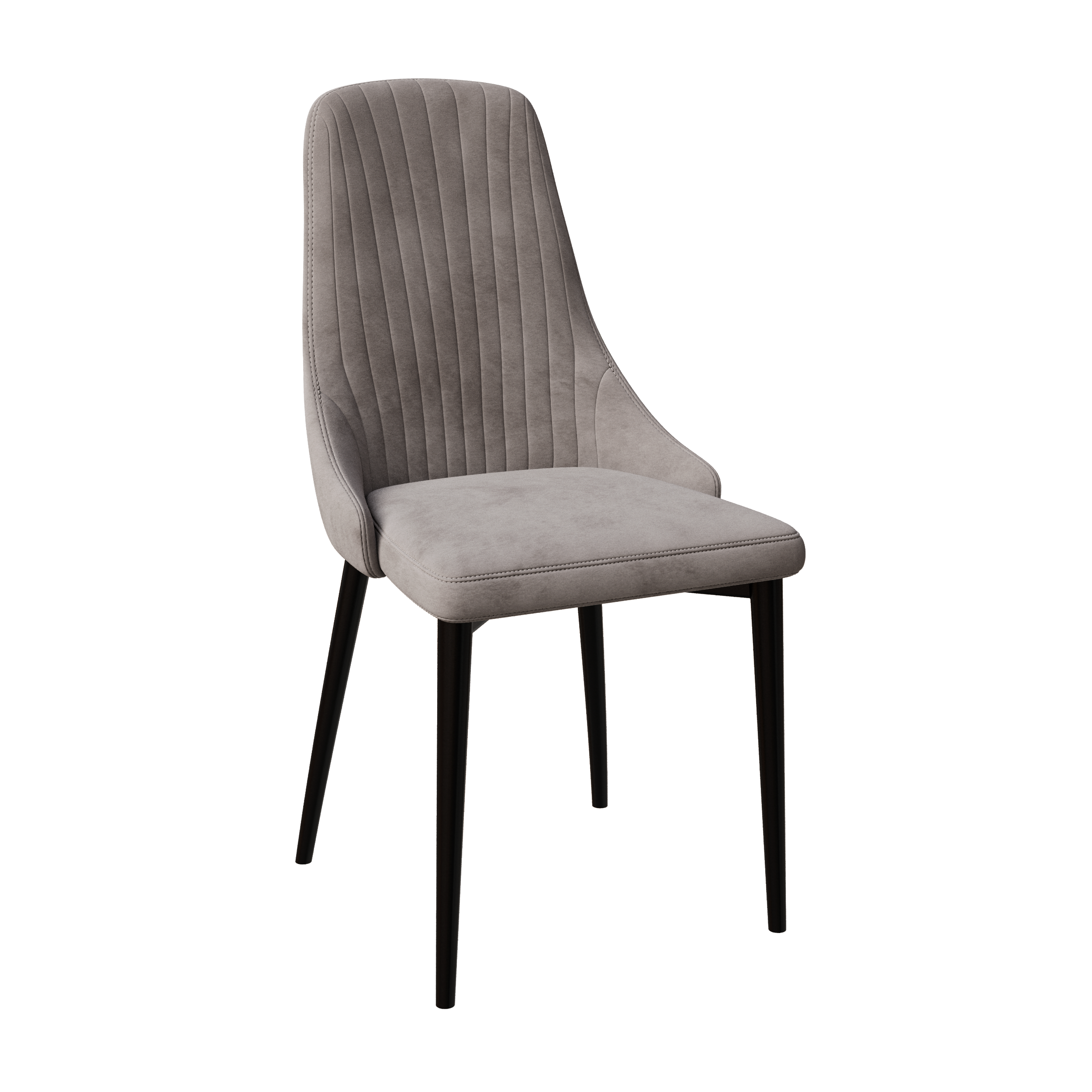 Стул Антара  Nova 610 Велюр темно-серый (Без каркаса  №1) (Под заказ)