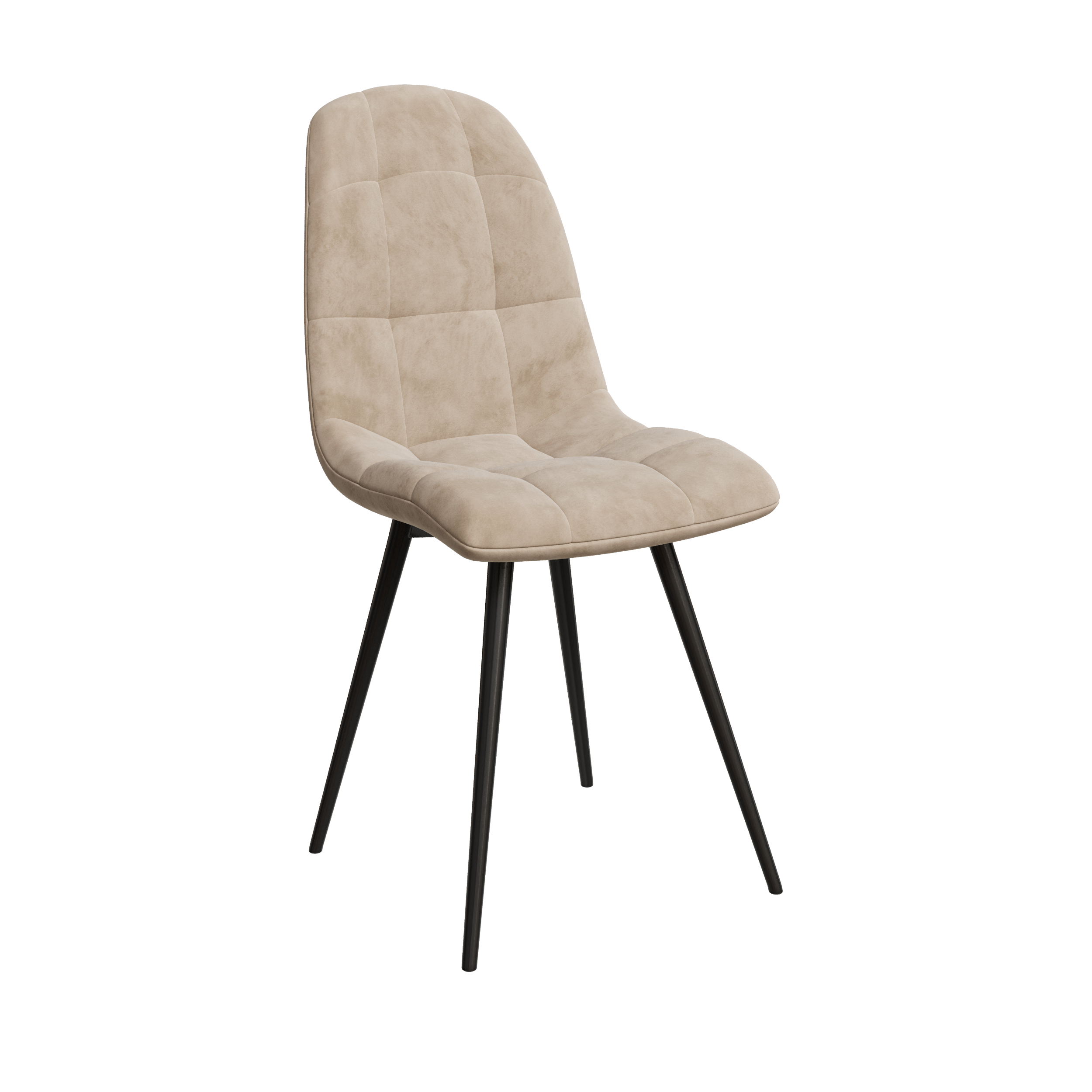 Стул Лувер  Nova 910 Велюр бежевый (Без каркаса  №2) (Складская)