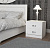 Спальня "Модена" Тумба прикроватная Белый
