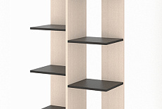 Стеллаж в интерьере