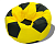 Кресло-Мешок "Мяч" Real съемный чехол (желто-черный) НЕЙЛОН NEW