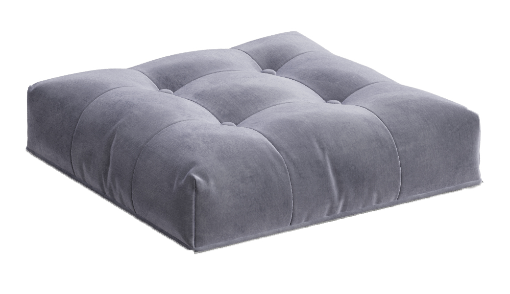 Сиденье Мягкое  для Барного стула "Лайт", "Лофт" цвет Серый