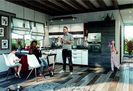 Кухня "ALFA" орех палдао